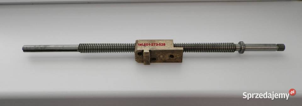 Śruba z nakrętką do tokarki TUM25A Magazynowanie Będzin