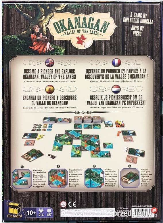 Okanagan Valley of the Lakes gra planszowa nowa Gdynia