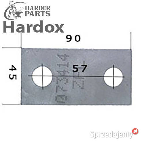 Uchwyt lemiesza HARDOX 073414P do pługa Części zamienne podlaskie Suwałki