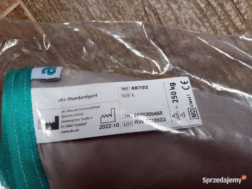 NOWA Chusta uprząż AKS do podnośnika pacjenta L Zawiercie