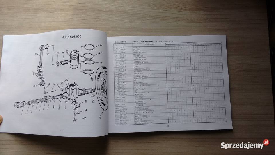Andoria s 320 s321 katalog części Stalowa Wola