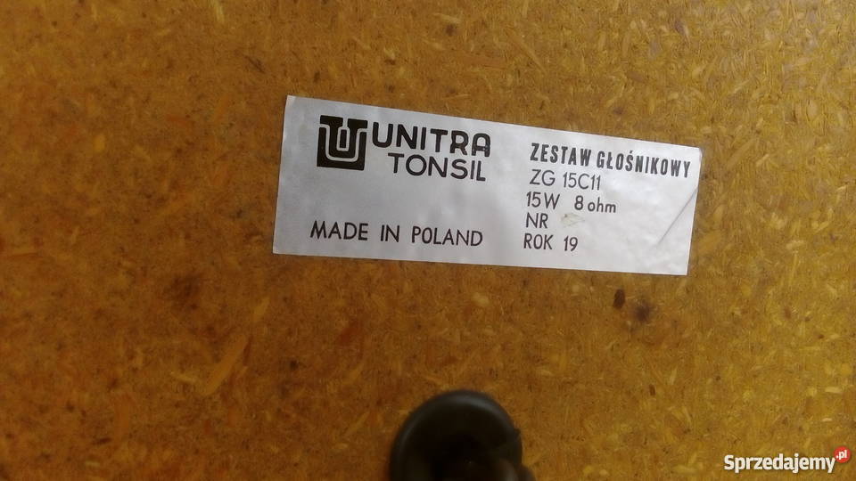 Radio Zodiak kolumny ZG15C11 komplet FM UKF Ostrów Mazowiecka