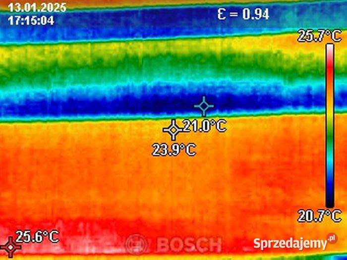 Raport z pomiaru wilgoci pleśni grzyba kamerą Wrocław