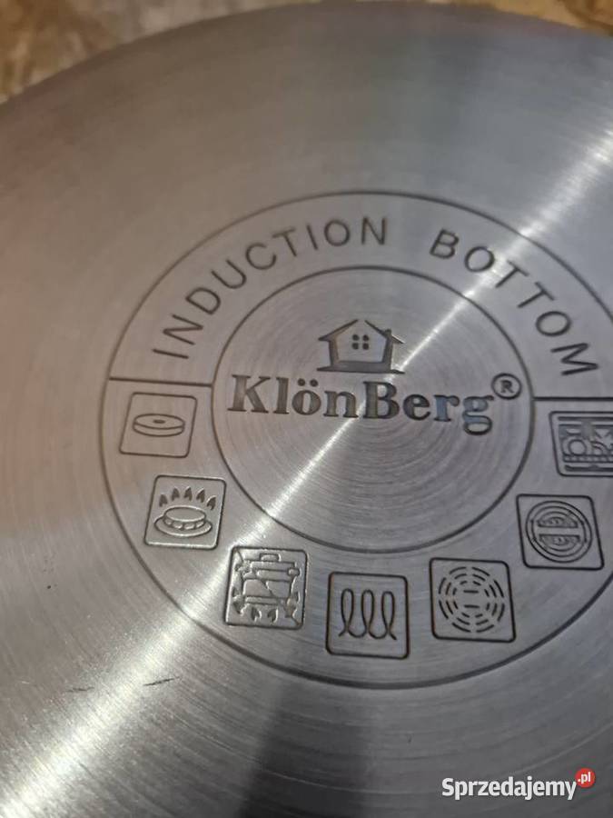 Zestaw dużych garnków 11135 17 L Klonberg KB2523 wielkopolskie Głogowa