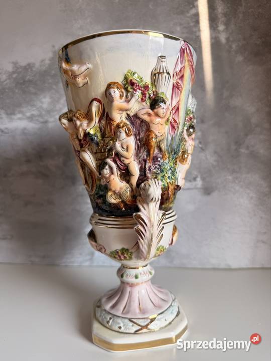 Wazon Capodimonte Włochy lata 50 Warszawa