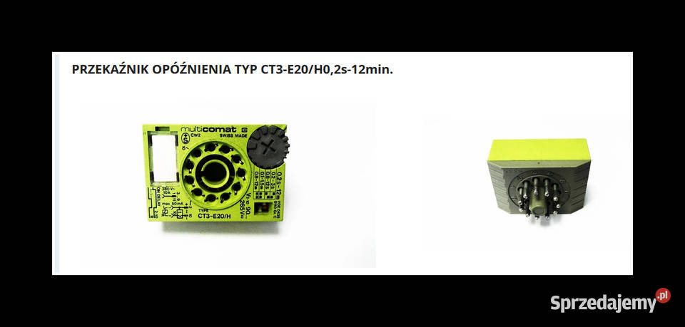 CT3E20H 02s 12m multicomat sprzedam