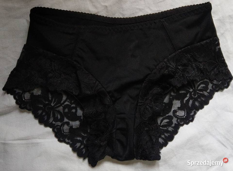OKER BRAND CZARNE figi koronka nowe 2 wysyłka Figi Figi i stringi Warszawa