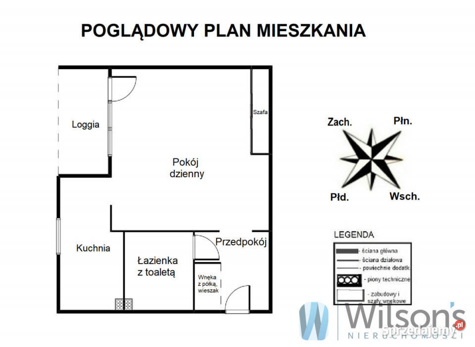 wynajmu mieszkania 28m2 1 pokój Warszawa 28m2 sprzedam