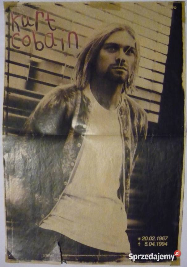 PLAKATY COBAIN KURT WYPRZEDAŻ ŚWIAT PLAKATÓW Bydgoszcz