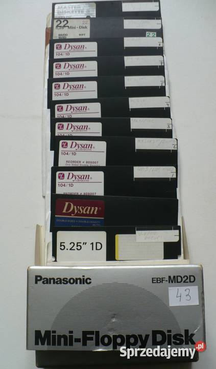 Dyskietki 525 43 podlaskie Białystok sprzedam