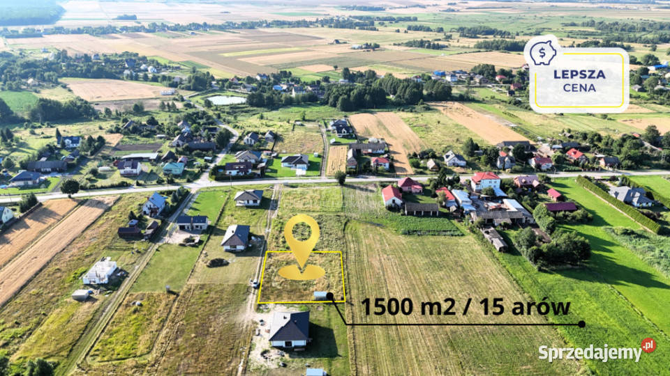 działka w Zarzeczu koło Zamościa Sprzedaż lubelskie