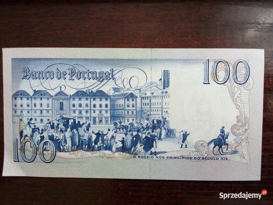 Banknot 100 escudos Portugalia Numizmatyka sprzedam