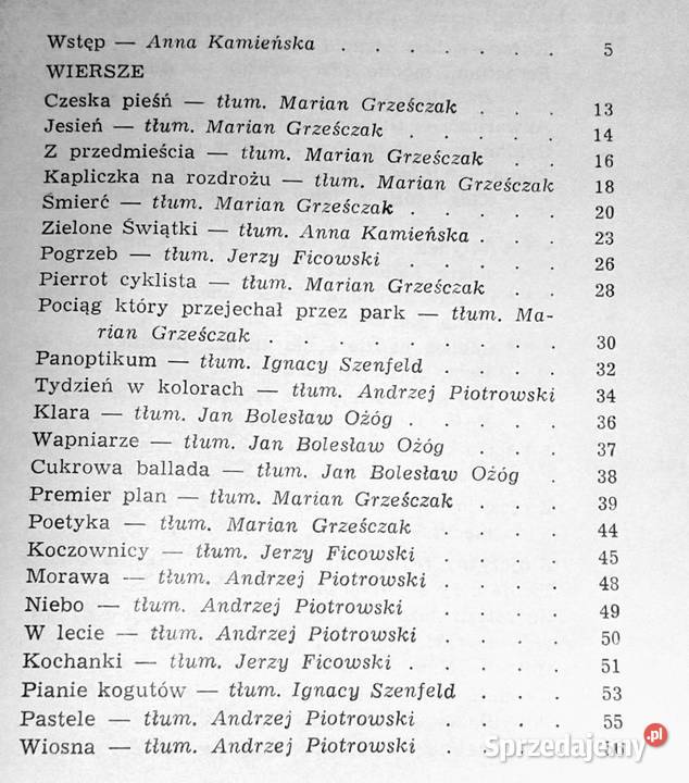 Poezje wybrane Vitezslav Nezval Chełm