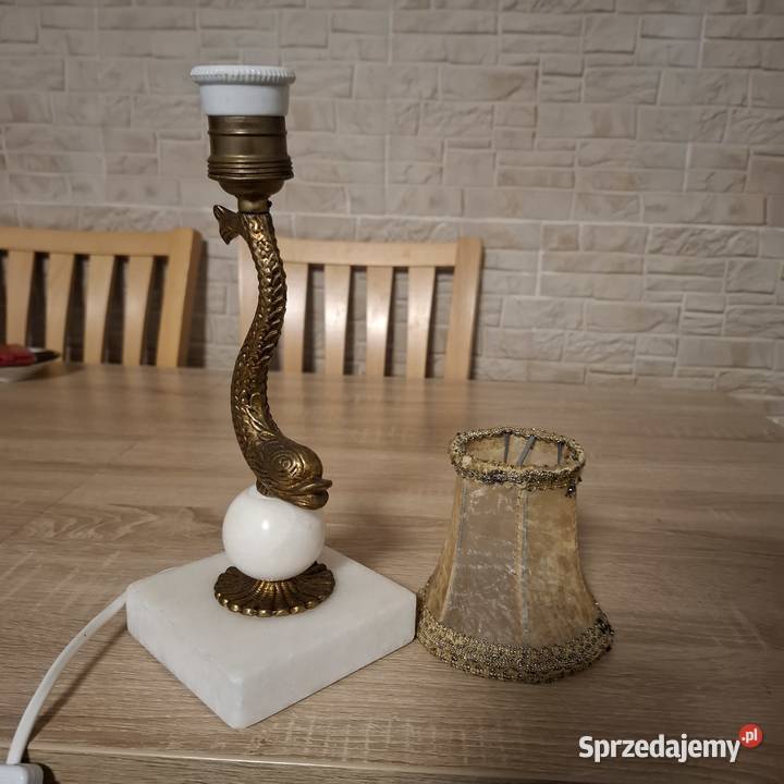 Mosiężna lampka nocna Antyki Lubin sprzedam