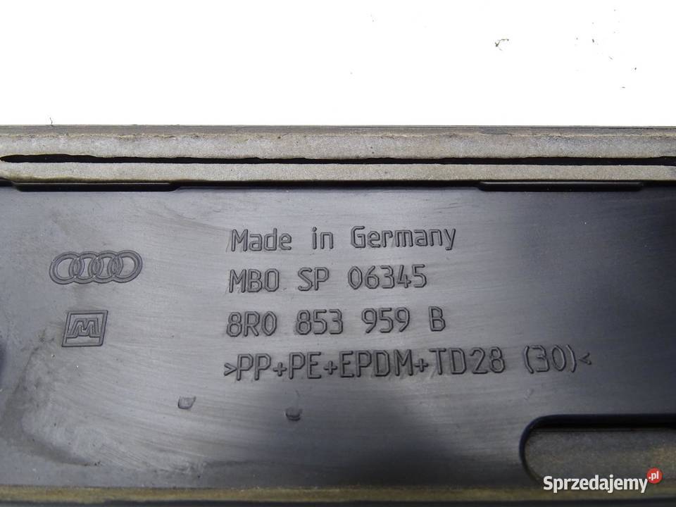 LISTWA DRZWI LEWY PRZÓD 8R0853959B AUDI Q5 8R