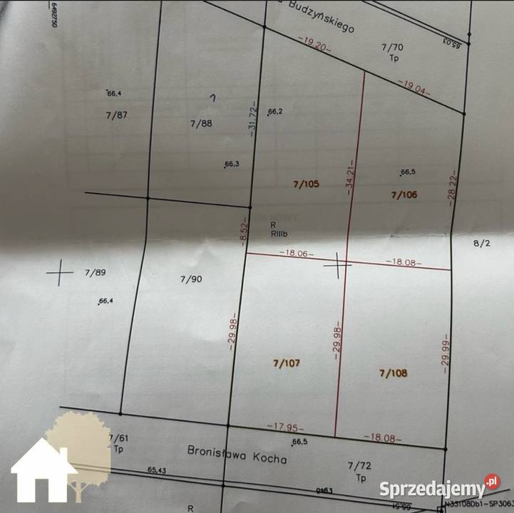 Prądy Bydgoszcz działki pod zabudowę bliźniaczą kujawsko-pomorskie