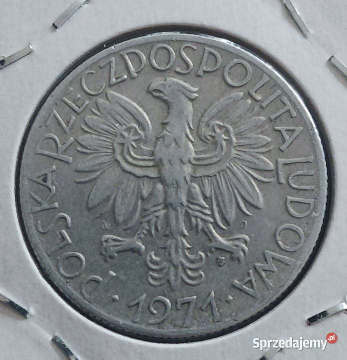 5 Złotych Rybak 1971 r 1 najniższy nakład Ładna sprzedam