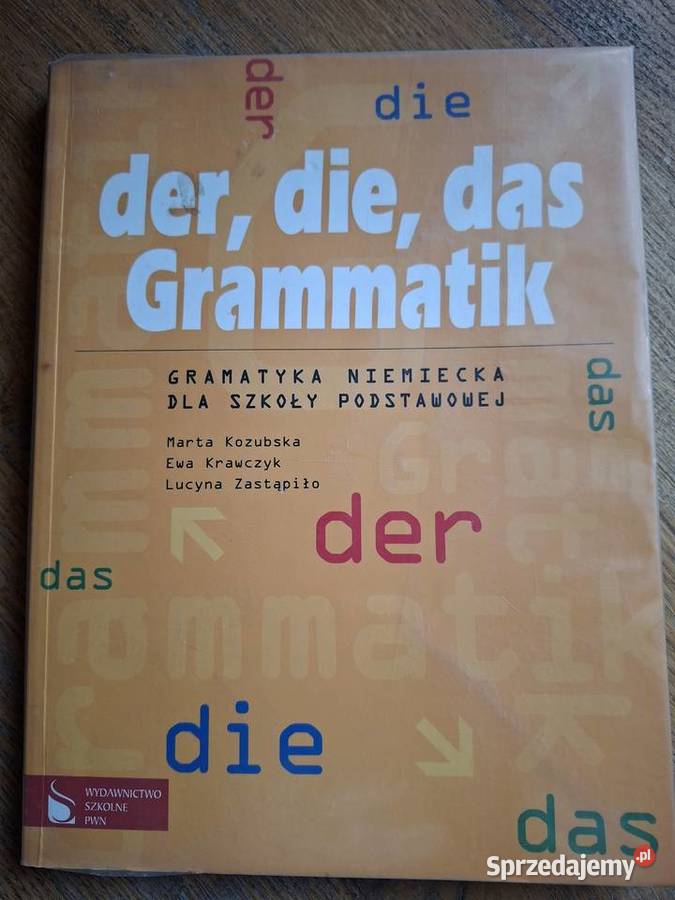 Der diedas Grammatik Gramatyka niemiecka szk Książki do nauki języka obcego Kraków