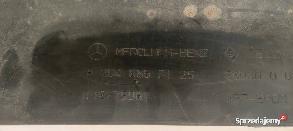 DYFUZOR DOKŁADKA ZDERZAKA TYŁ AMG MERCEDES Motoryzacja Międzychód