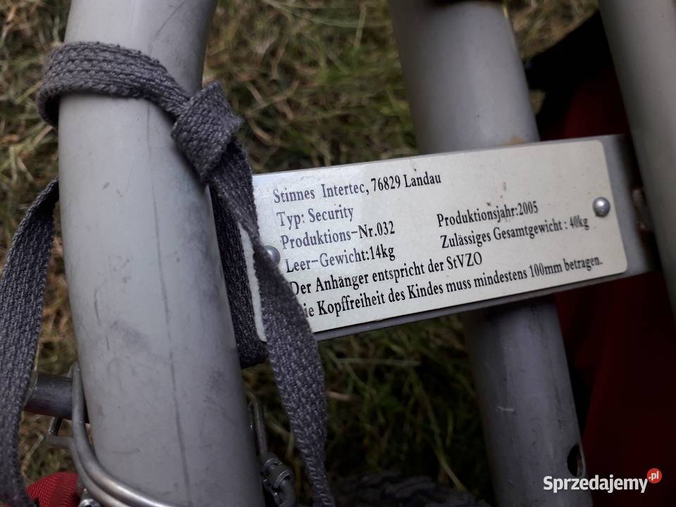 Przyczepka rowerowa składana Sport i Wypoczynek Warszawa