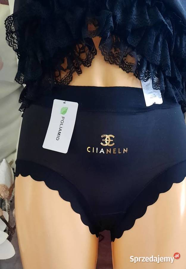 majtki panty czarne lodowy jedwab Rozmiar XL Warszawa
