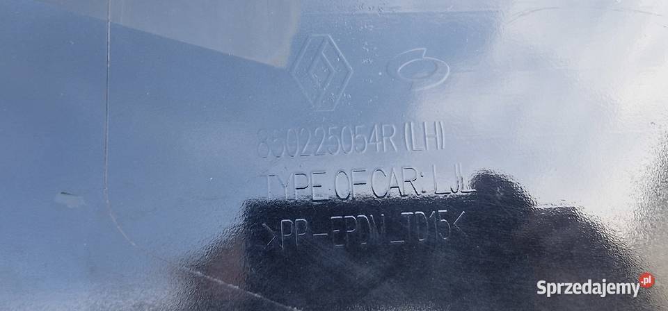 RENAULT ARKANA NAROŻNIK TYŁ LEWY 850225054R Bieleń