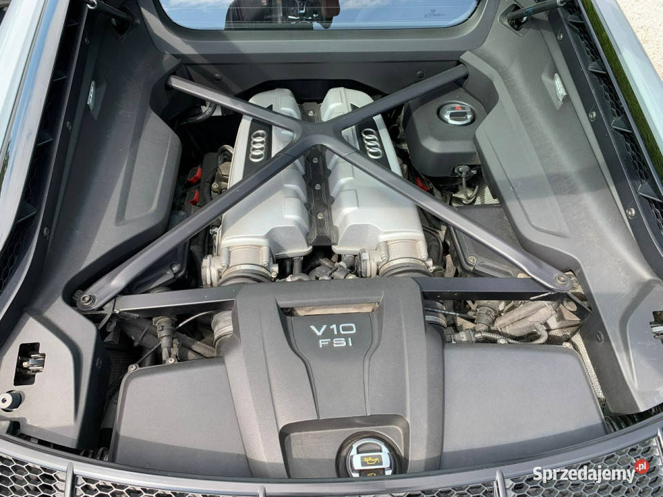 Audi R8 Salon V10 610 Ceramika Kamera VAT marża Baranowo