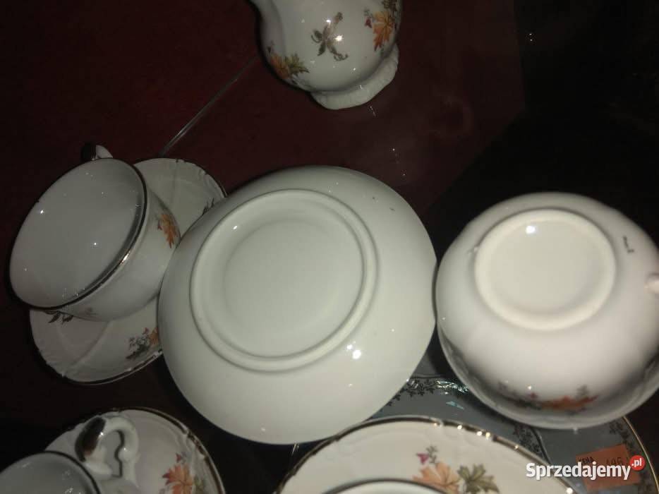 Serwis Miniaturka w jesienne kwiatuszki M Gdańsk sprzedam