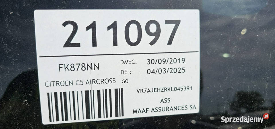 Citroen C5 Aircross 20 Hdi automat 100tysk 170 ESP Pleszew sprzedam
