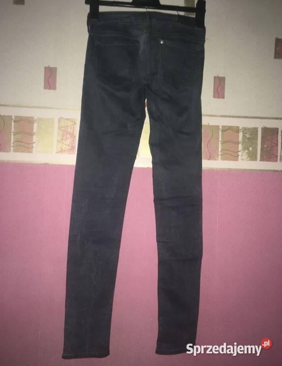 NOWE Szare Dżinsy jeansy spodnie rurki skinny HM Rozmiar 34(XS) wielkopolskie Leszno