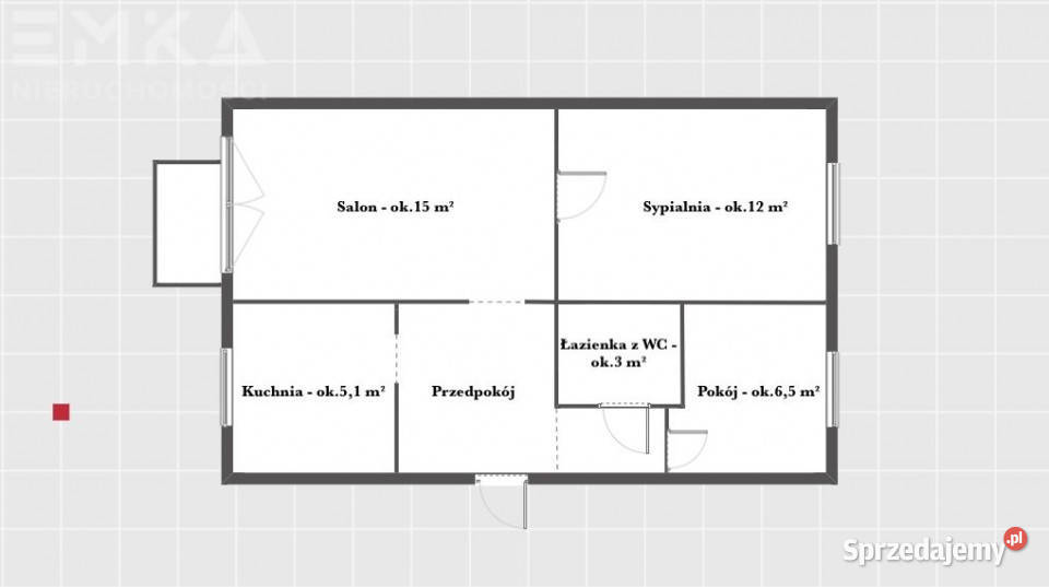 sprzedaży mieszkania Bydgoszcz 471m2 3 pok