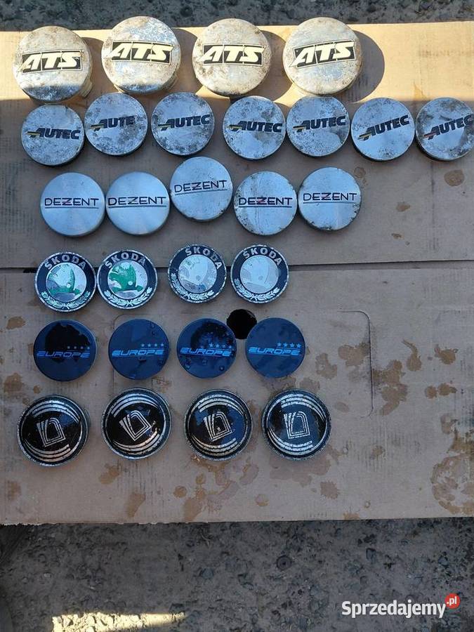 Kapsle dekielki emblematy felg aluminiowych kujawsko-pomorskie Padniewko