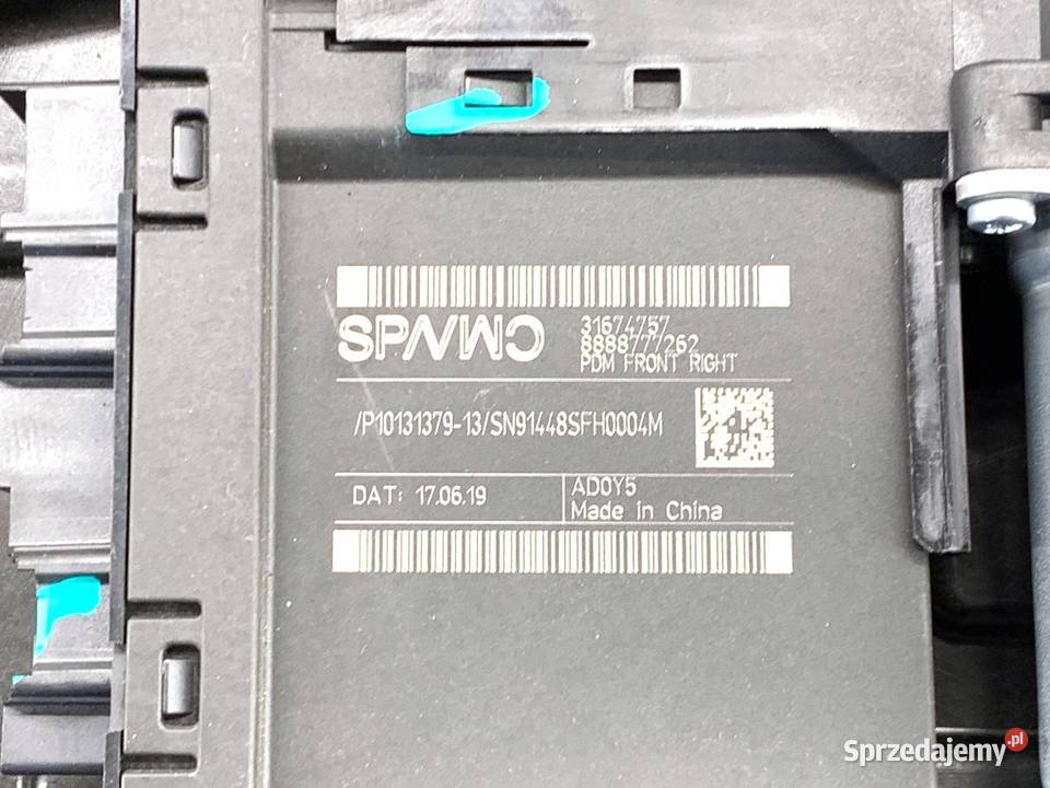 PODNOŚNIK SZYBY PRAWY PRZÓD VOLVO S90 II