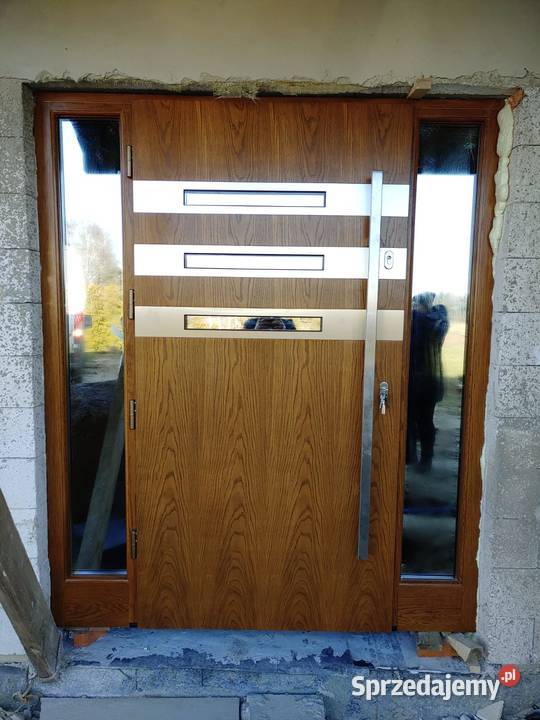 Drzwi Zewnętrzne Wejściowe Drewniane INOX warmińsko-mazurskie Ełk