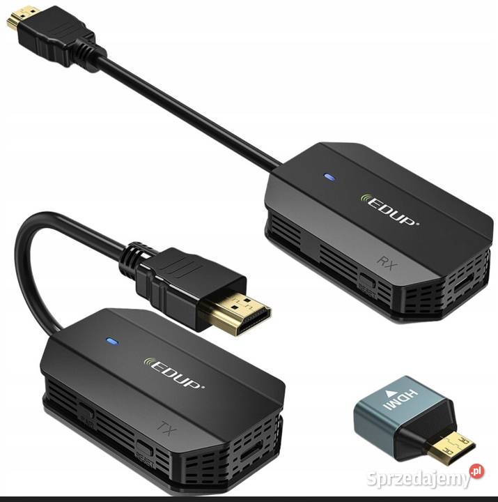 Bezprzewodowy nadajnik transmiter hdmi Świdwin