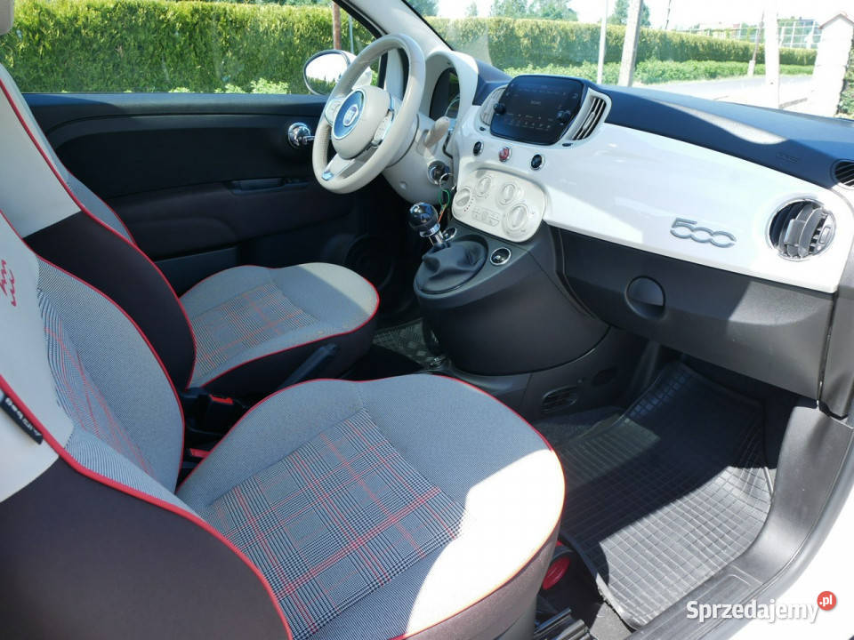 Fiat 500 12 69 Eu6 Lounge Seria 6 Serwis ASO ESP Goczałkowice-Zdrój