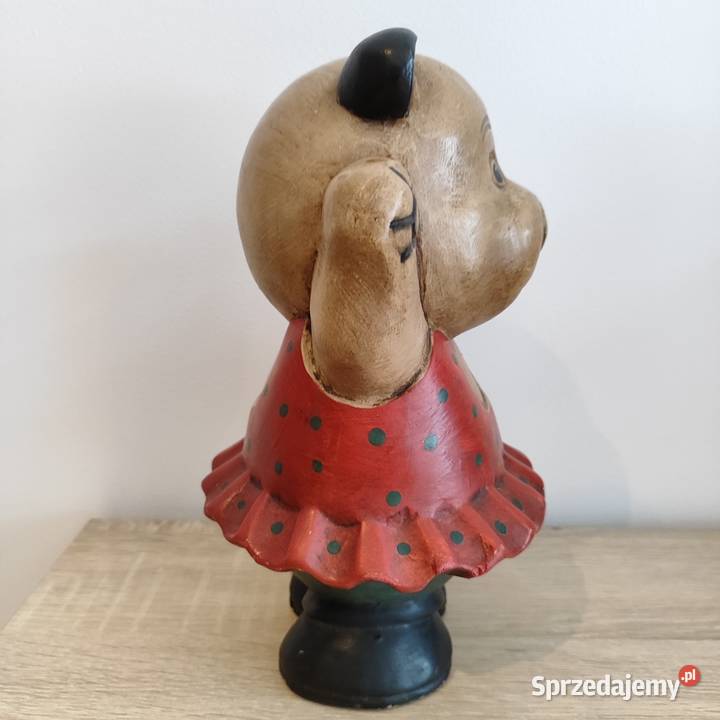 Dwie stare drewniane figurki Para misiów małopolskie sprzedam