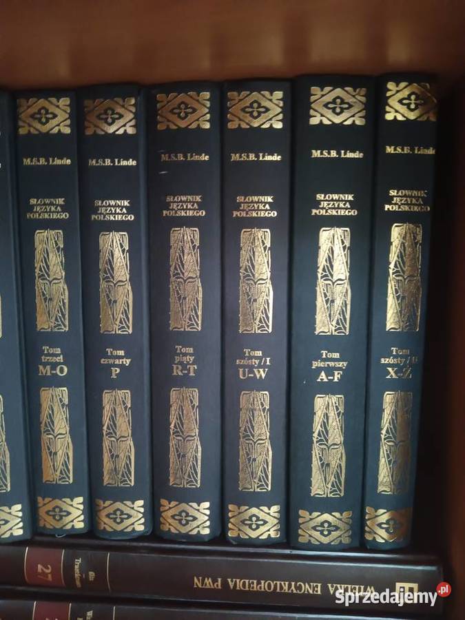 Słownik Języka Polskiego Linde komplet kujawsko-pomorskie Bydgoszcz