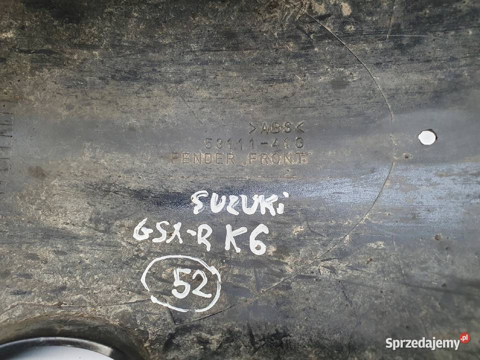 PRZEDNI BŁOTNIK PRZÓD Suzuki GSXR GSXR 1000 K5 Chełm sprzedam