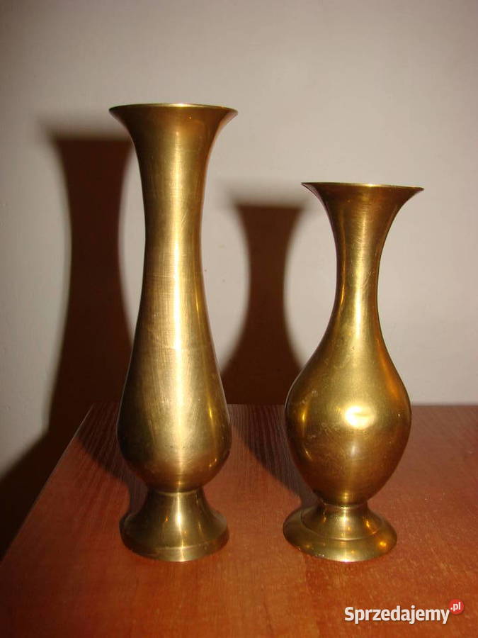 mosiężny wazonik