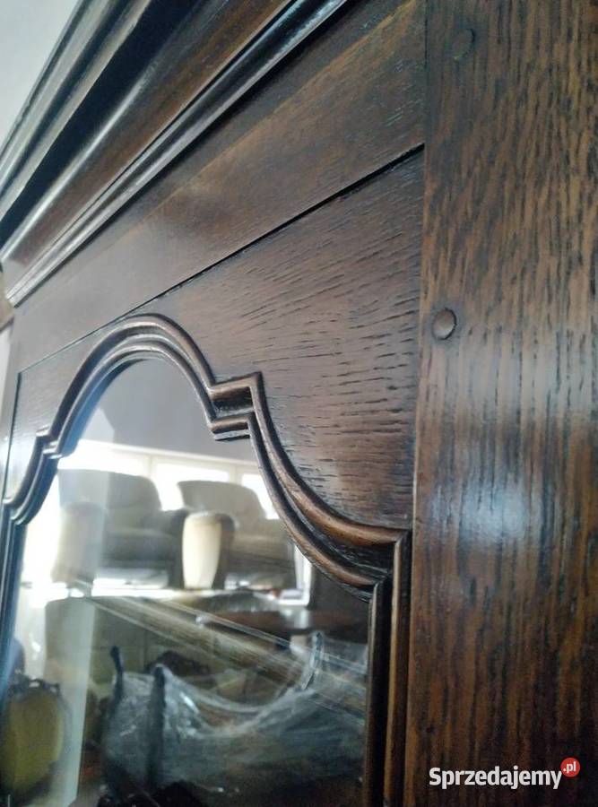 Witryna gablota biblioteka dębowa 100 lite Białystok