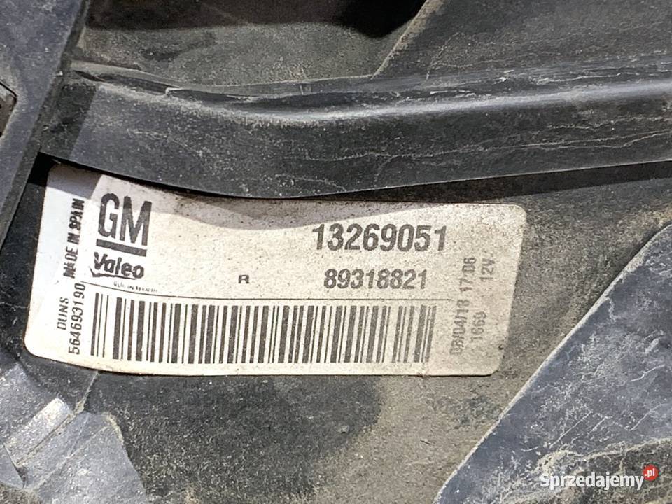 LAMPA PRAWY TYŁ OPEL CORSA D 13269051 Hatchback osobowe podkarpackie sprzedam