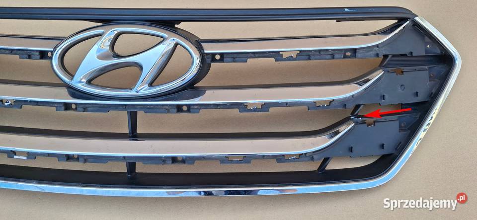 HYUNDAI SANTA FE 3 III 12 GRILL ATRAPA CHŁODNICY Bieleń