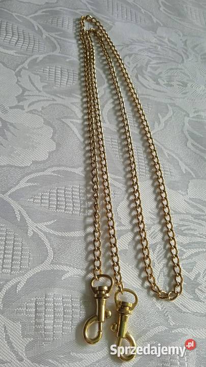 ZŁOCONY NOWY ŁAŃCUCH PASEK NASZYJNIK pozłacane wielkopolskie