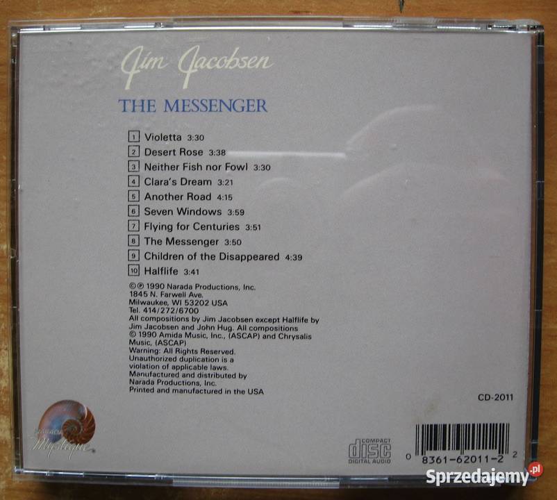 Jim Jacobsen The Messenger Narada Mystique Kępice