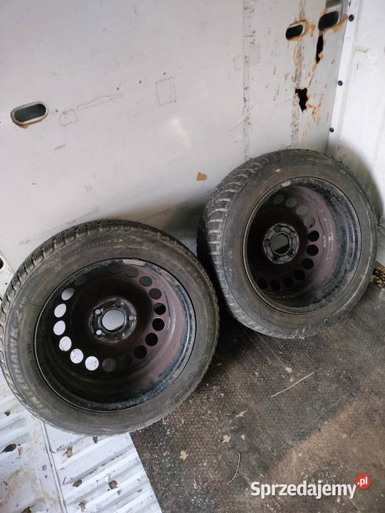 Opony Zimowe Na Felgach Stalowych Grupy VW 5x112 sprzedam
