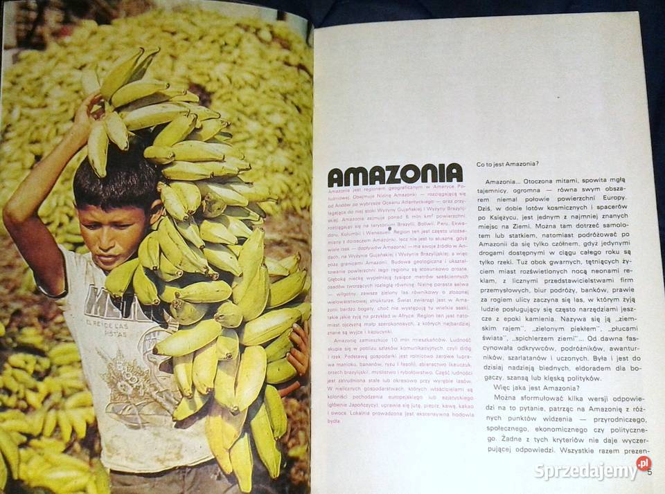 Amazonia Ani Ziemia ani woda Andrzej Dembicz Rok wydania 1988 lubelskie Chełm