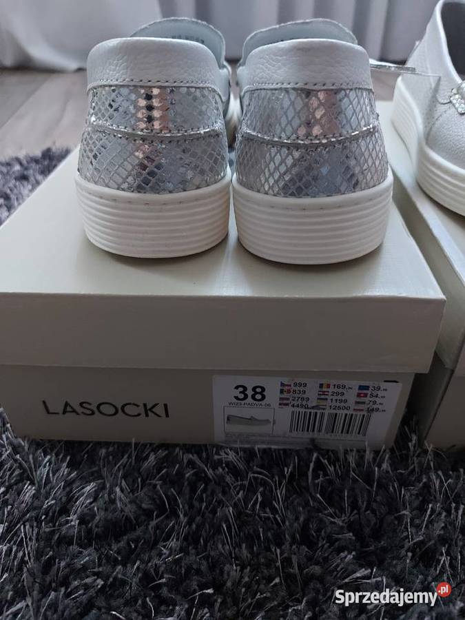 Nowe 2 pary buty półbuty baleriny mokasyny skóra Balerinki Olkusz