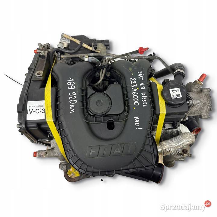 SILNIK 223A6000 Fiat Doblo Strada Palio 19 D Silniki kompletne lubelskie