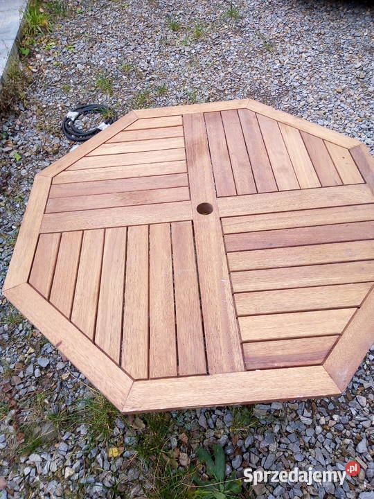 Stolik drewniany ogrodowy drewno świętokrzyskie Ostrowiec Świętokrzyski sprzedam